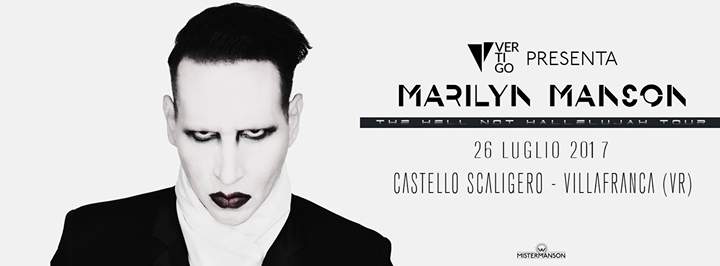 MARILYN MANSON – The best-known hits of his career at Castello Scagliero