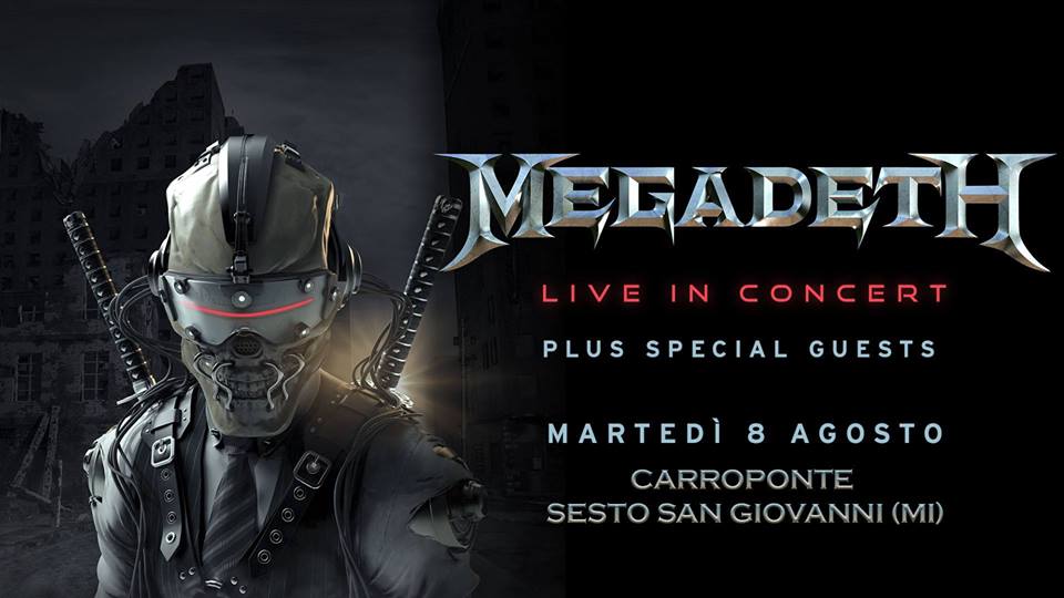 MEGADETH – A monument of metal at Carroponte