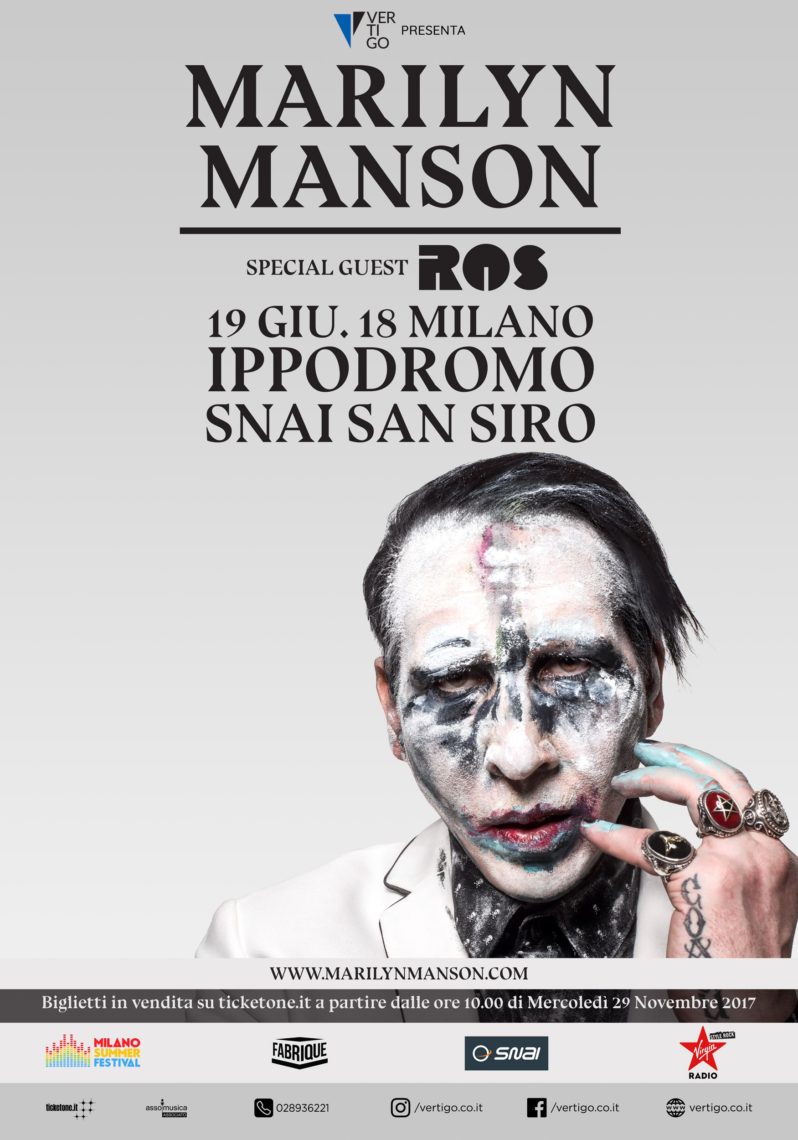 MARYLIN MANSON at Milano Summer Festival